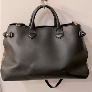 Burberry bagblk house check sartorial large banner